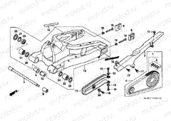 F-22-1 SWING ARM (CBR600RR5 / 6)