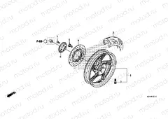 F-22-10 REAR WHEEL