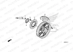 F-22-10 REAR WHEEL