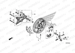 F-22-30 REAR WHEEL / SWING