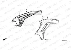 F-22 RADIATOR SHROUD CRF450R