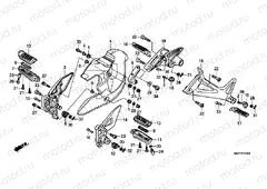 F-23-1 FOOTREST (VFR800XD)