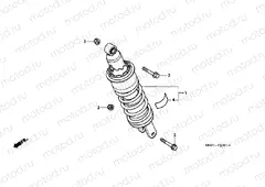 F-23-1 REAR SHOCK ABSORBER (CB600F3 / 4/5/6)