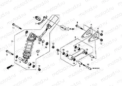 F-23-1 REAR SHOCK ABSORBER (CBR600RA)