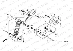 F-23-1 REAR SHOCK ABSORBER (CBR600RA)