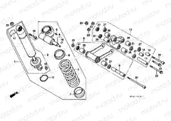 F-23-1 REAR SHOCK ABSORBER (VFR750FN / FP)