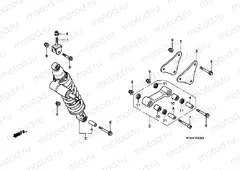 F-23-2 REAR SHOCK ABSORBER (VFR750FR / FS / FT / FV)