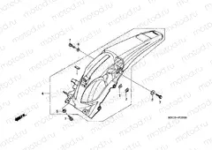F-23 REAR FENDER