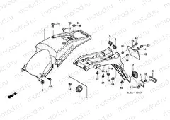 F-23 REAR FENDER (CL / DK / U)