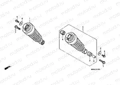 F-23 REAR SHOCK ABSORBER