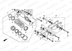 F-23 REAR SHOCK ABSORBER (CBR600FM / 2M / N / 2N / 2P)
