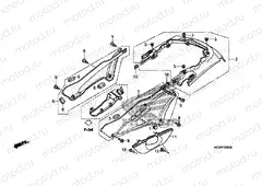 F-23 SIDE COVER / REAR ENGINE COVER