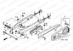 F-23 SWING ARM (CBF600S6 / SA6 / N6 / NA6)