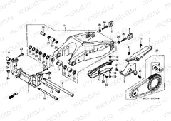 F-23 SWING ARM (CBR900RRY, 1 / RE1)