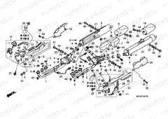 F-24-1 EXHAUST MUFFLER (6-E,EK,F ,U,2ED)(7/8-EXCEPT BR)