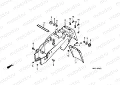 F-24-1 REAR FENDER (VFR750FR / FS / FT / FV)