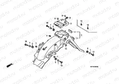 F-24 REAR FENDER (CBF1505 / M5 / 6 / M6 / 7 / M7 / M9 / MA)