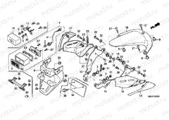 F-24 REAR FENDER (CBR600RR3 / 4)