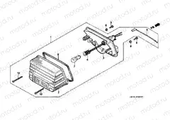 F-24 REAR LAMP (B / DK / E / ED / N / SD)