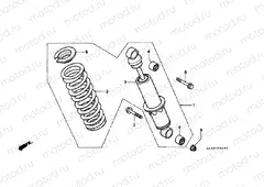 F-24 REAR SHOCK ABSORBER
