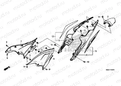 F-24 SIDE COVER / REAR ENGINE COVER