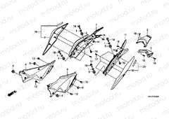 F-24 SIDE COVER / REAR ENGINE COVER