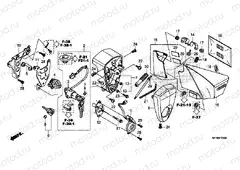 F-24 SIDE COVER / TOOLS / COMBINATION SWITCH