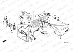 F-24 SIDE COVER (VT750CS / C2B / C2S / C)