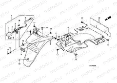 F-25 REAR FENDER