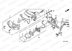 F-25 REAR LAMP / NUMBER PLATE LIGHT