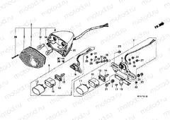 F-25 REAR LAMP (VT600C / CD)