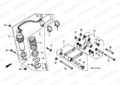 F-25 REAR SHOCK ABSORBER