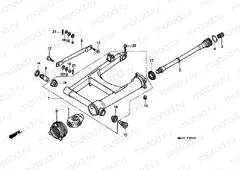 F-25 SWING ARM / PROPELLER AXLE