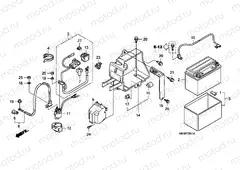 F-26-1 BATTERY (TRX400EX8 / X9)