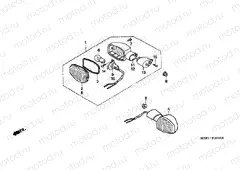 F-26-1 FLASHING (CBF600N / NA)