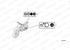 F-26-1 WARNING LABEL (CRF450RA / B / C-ED)
