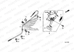 F-26 PARKING BRAKE BRAKE LEVER