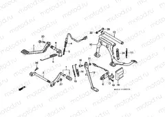 F-26 PEDAL / STAND (GL1500J / K / L / AM / SEM)