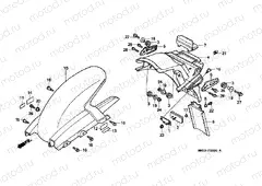 F-26 REAR FENDER (CBR1000FH / FJ / FM)