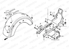 F-27-1 REAR FENDER (VT1100C2)