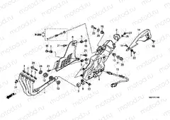 F-27 EXHAUST DRUM (CBR1000RRC / D / RAC / D)