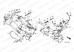 F-27 EXHAUST MUFFLER