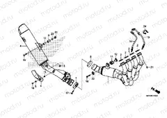F-27 EXHAUST MUFFLER