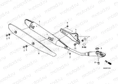 F-27 EXHAUST MUFFLER