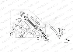 F-27 EXHAUST MUFFLER