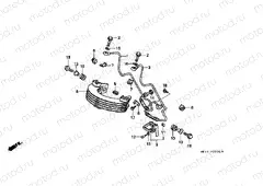 F-27 OIL COOLER (XR250RG / RH / RJ / RK / RL / RM)