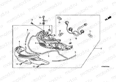 F-27 REAR COMBINATION LAMP