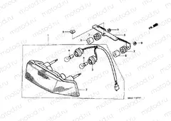 F-27 REAR LAMP