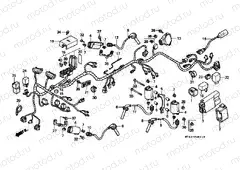 F-28-1 WIRING HARNESS (VFR750FR / FS / FT / FV)
