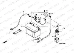 F-28 BATTERY (CBR900RRY, 1 / RE1)